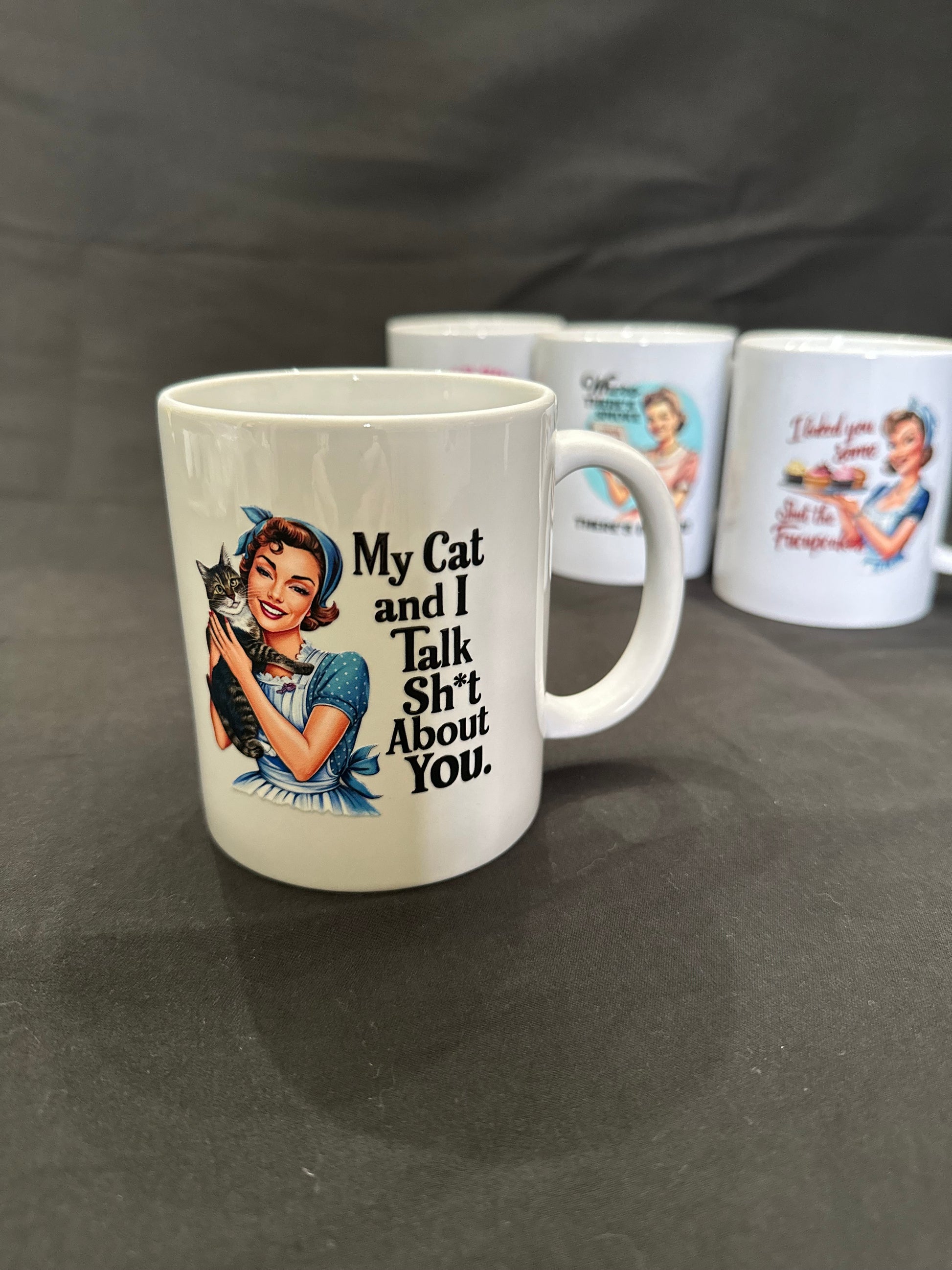 Sarcastic Pin-Up Girl Mugs