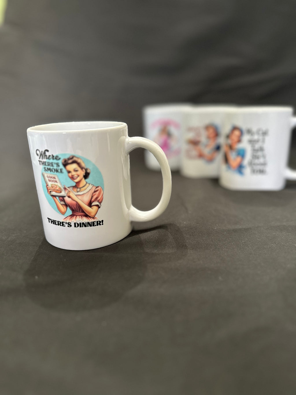 Sarcastic Pin-Up Girl Mugs
