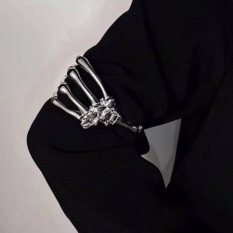 Women's Gothic Skull Ghost Claw Halloween Bracelet