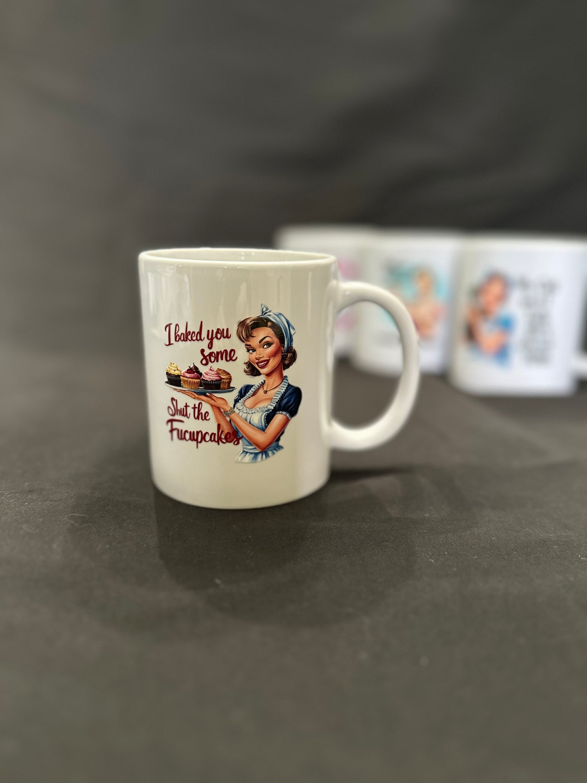 Sarcastic Pin-Up Girl Mugs
