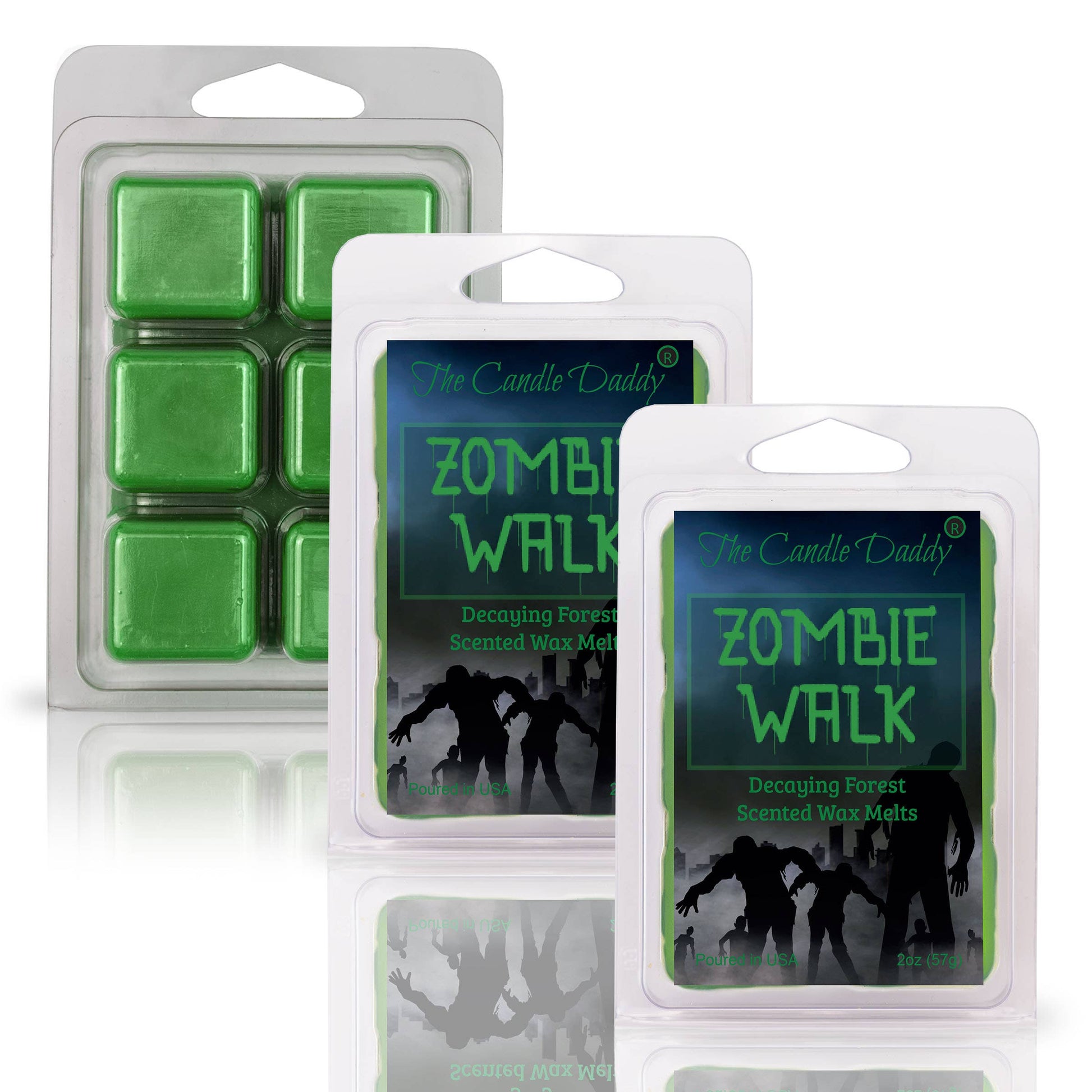 FUNNY FALL HALLOWEEN - ZOMBIE WALK - FOREST WAX MELT