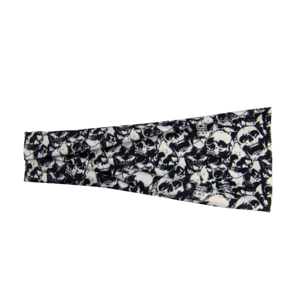 Fashion Halloween Skull Pumpkin Print Sports Headband