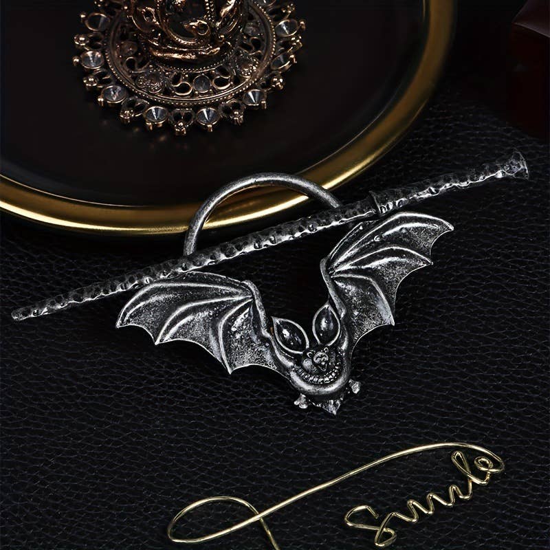 Women Fashion Vintage Gothic Bat Hairpin