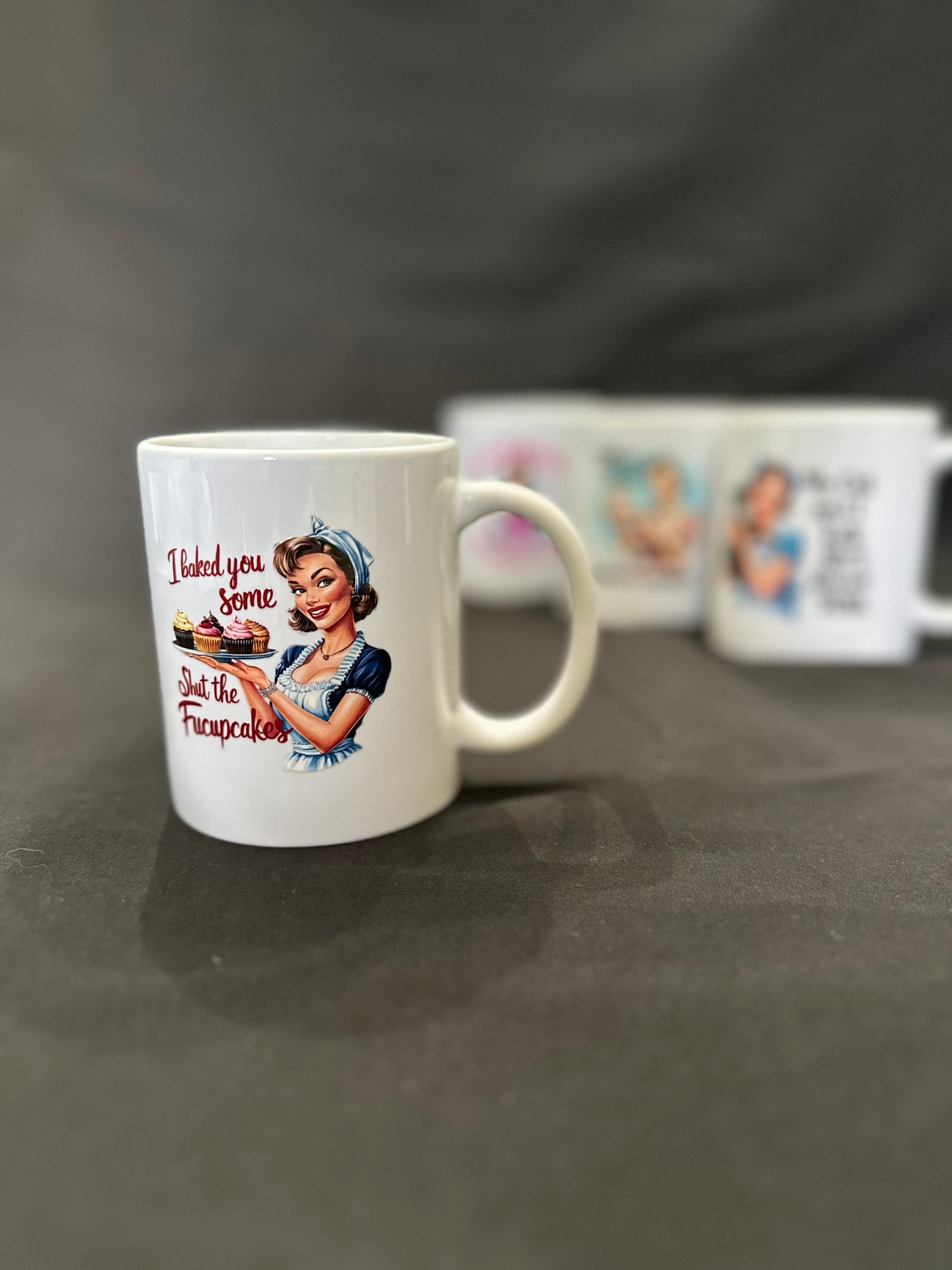 Sarcastic Pin-Up Girl Mugs