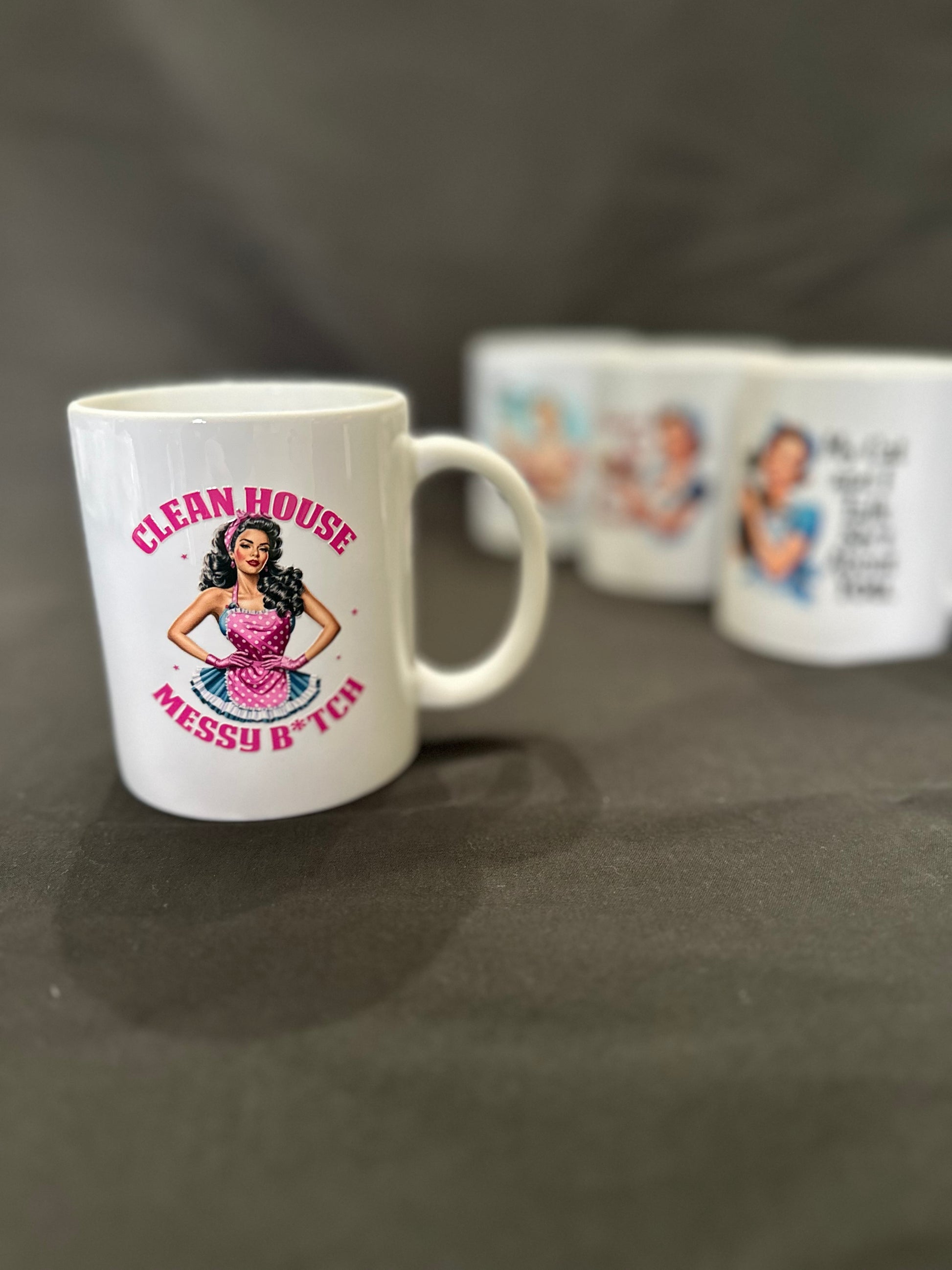 Sarcastic Pin-Up Girl Mugs