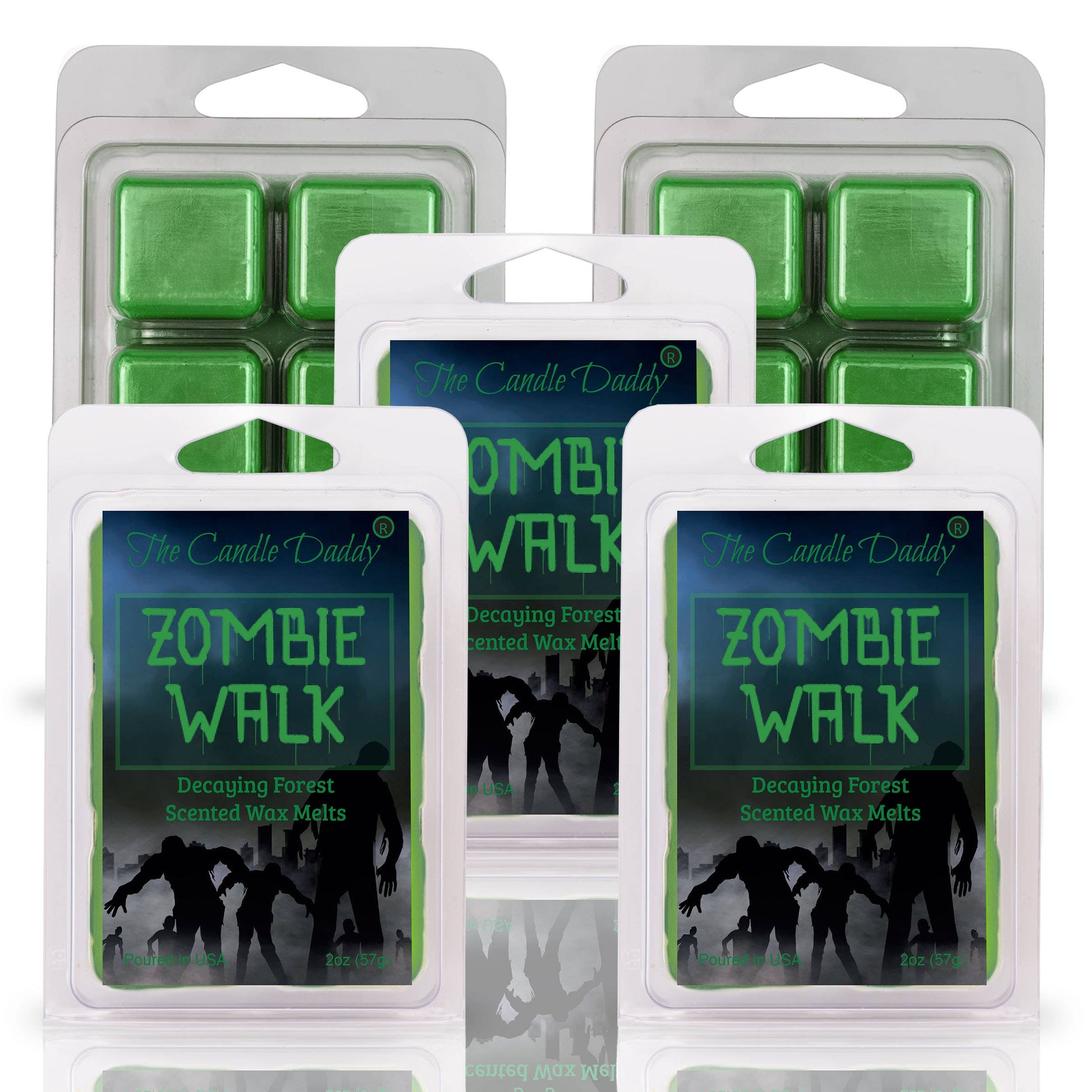 FUNNY FALL HALLOWEEN - ZOMBIE WALK - FOREST WAX MELT