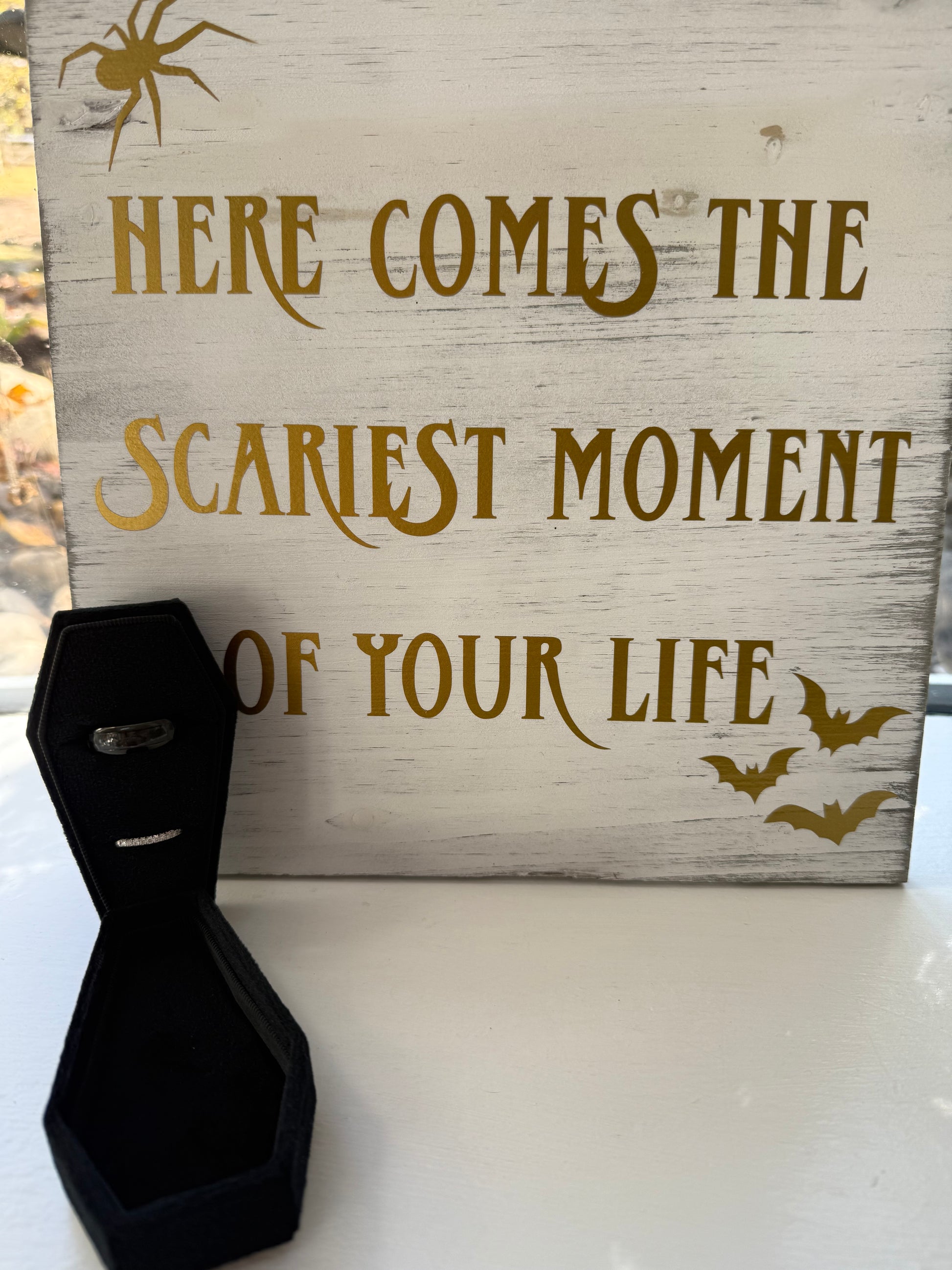 Halloween Wedding Sign