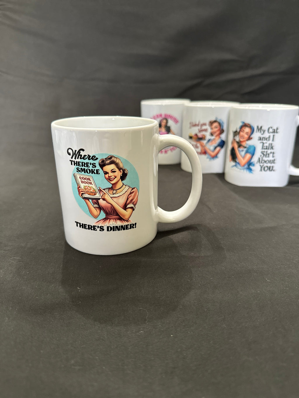 Sarcastic Pin-Up Girl Mugs