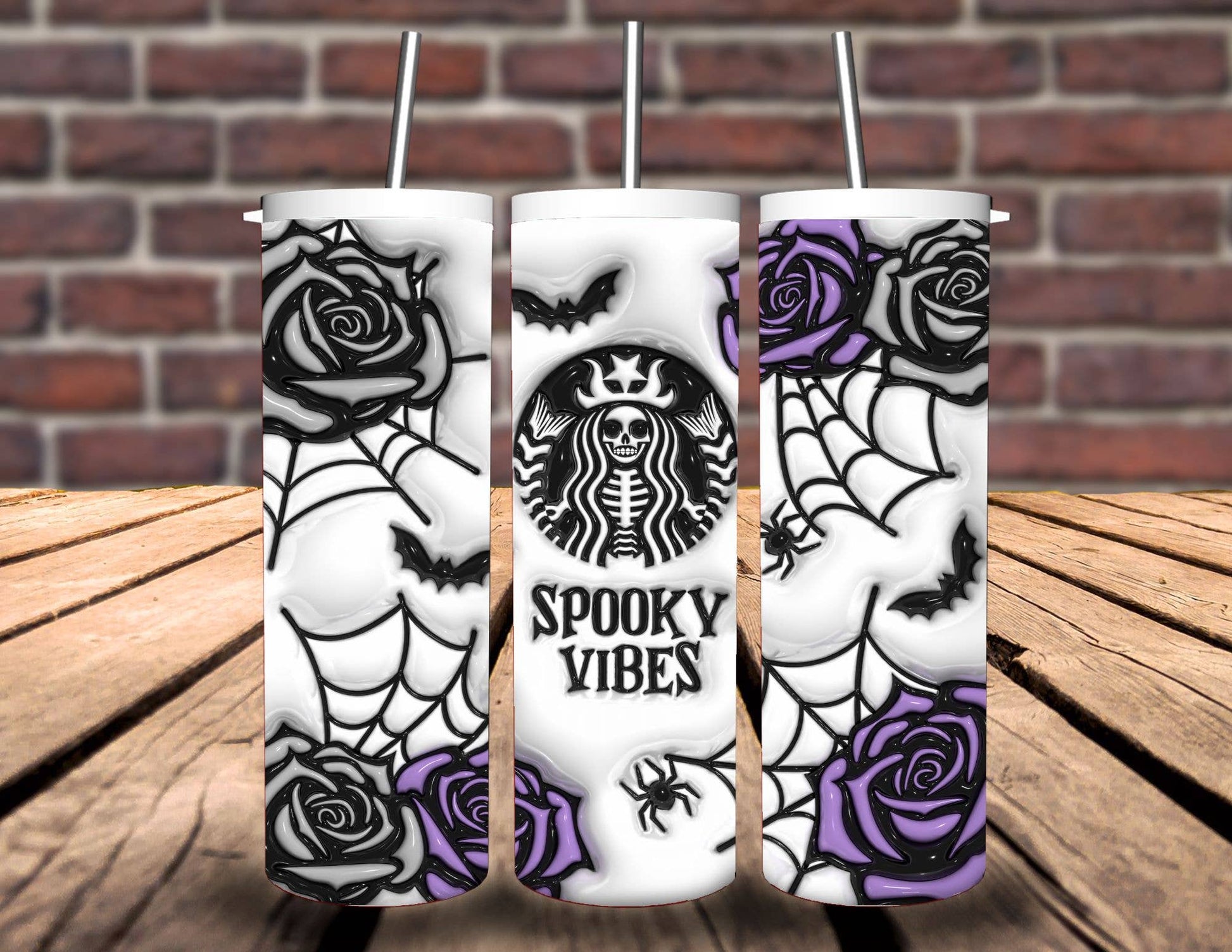 Spooky Vibes Halloween Coffee 20oz Tumbler