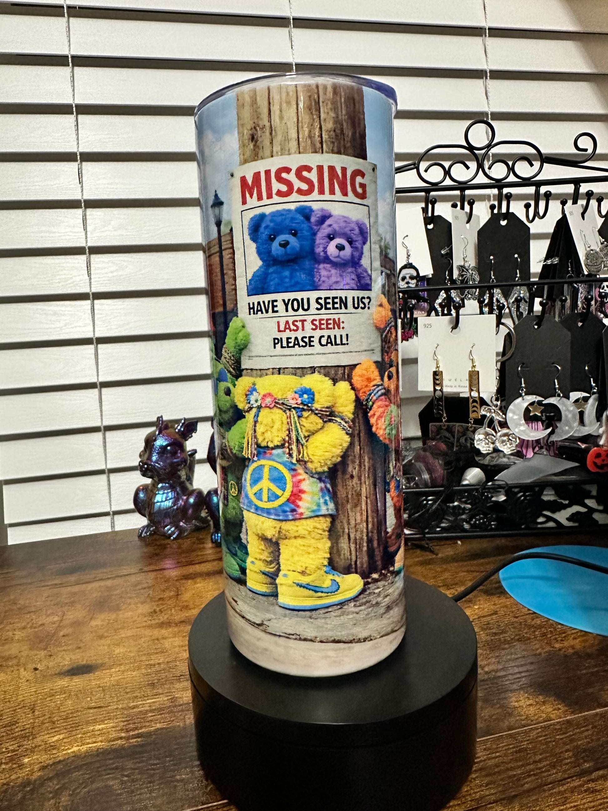 Custom Tumbler- missing bears