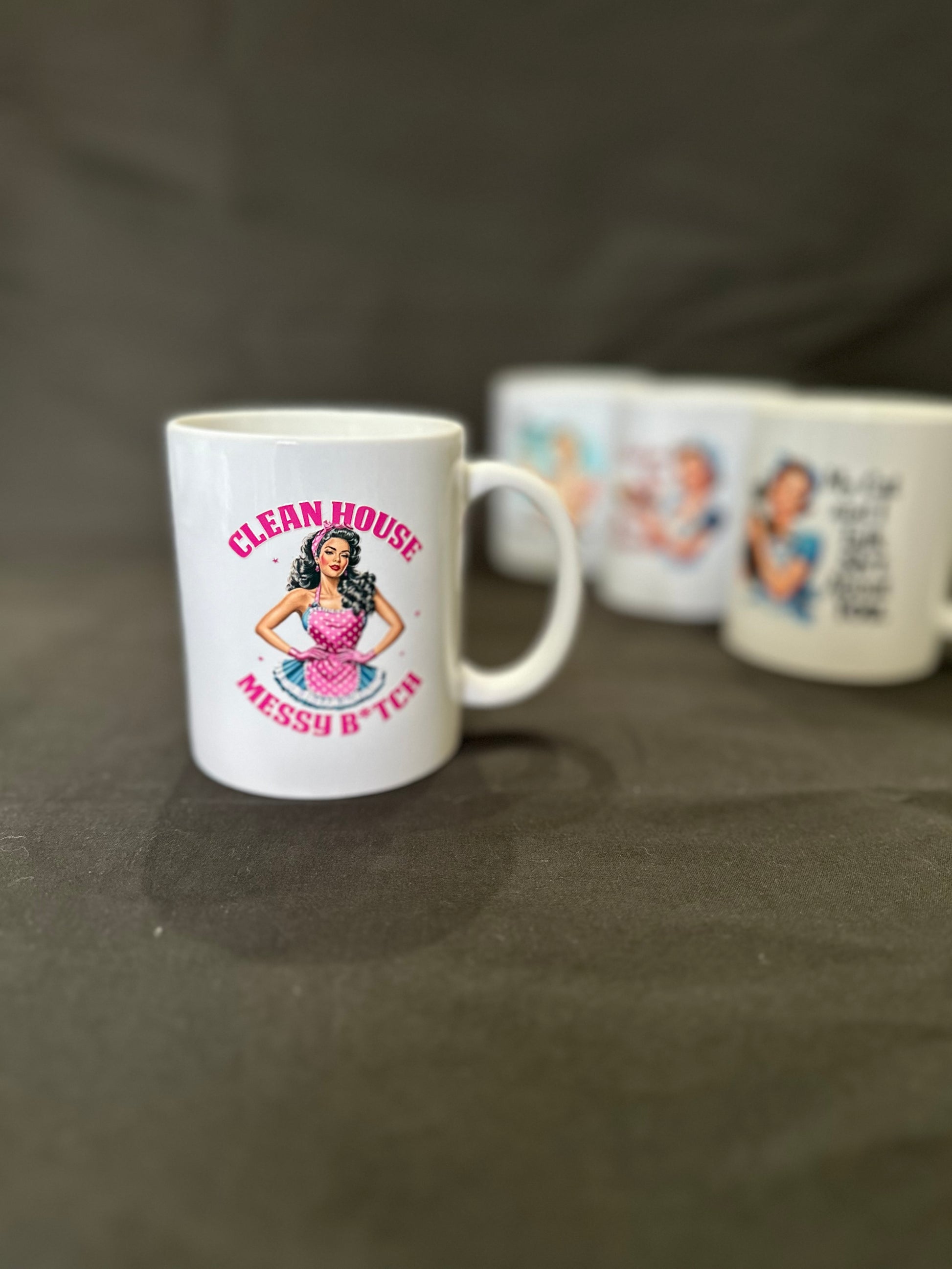 Sarcastic Pin-Up Girl Mugs