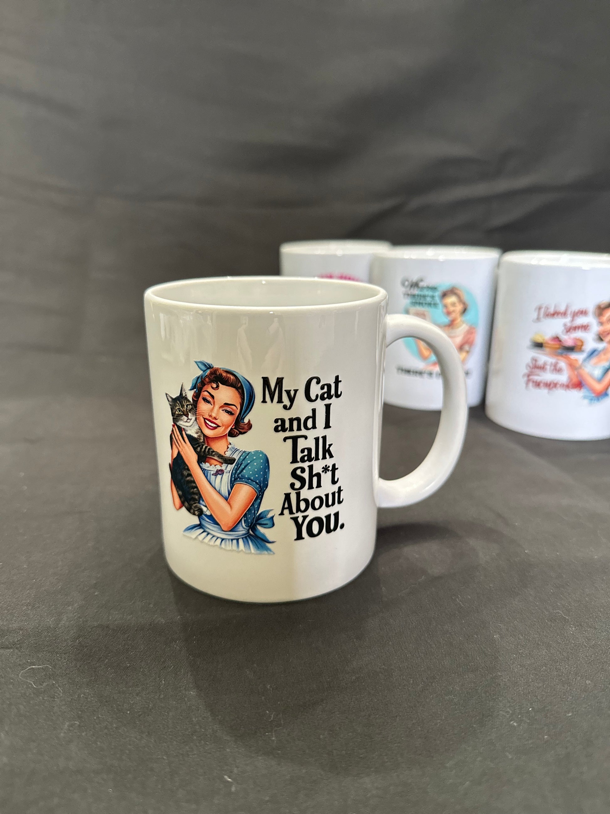 Sarcastic Pin-Up Girl Mugs