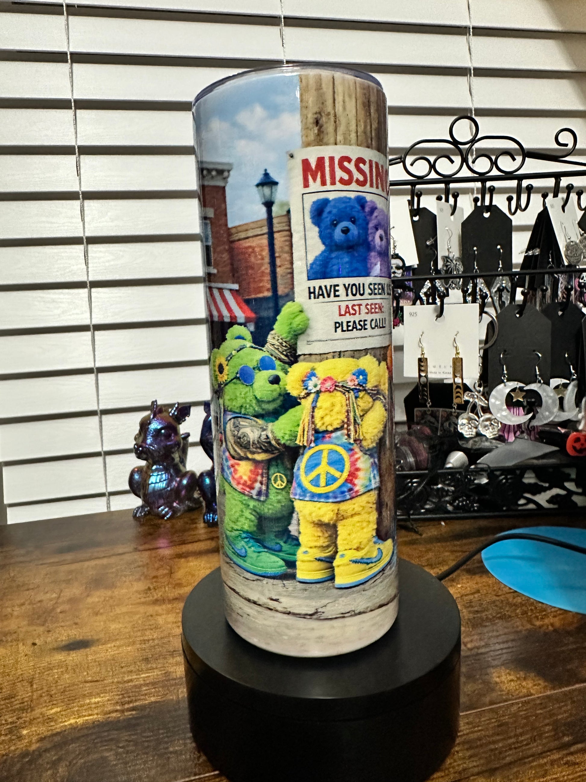 Custom Tumbler- missing bears