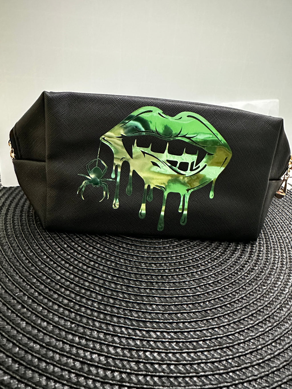 Vampire Metallic Cosmetic Travel Bag