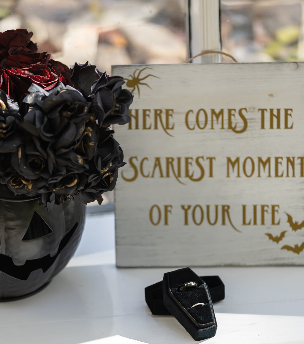 Halloween Wedding Sign