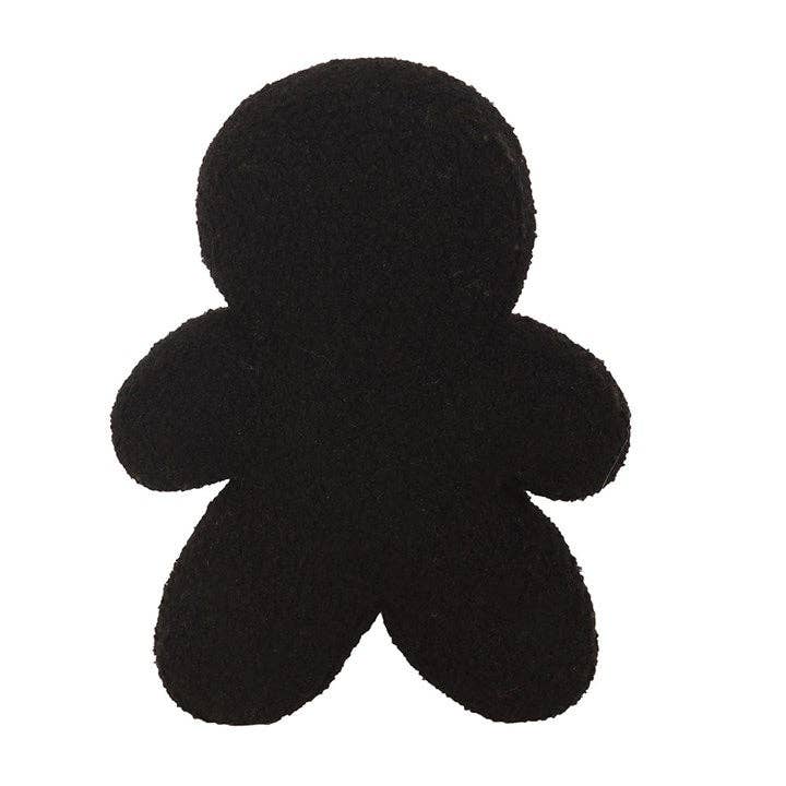 Spooky Gingerbread Man Gothic Christmas Cushion