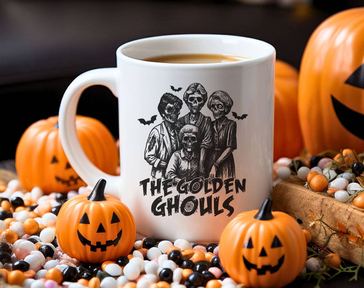 The Golden Girl Ghouls - Funny Halloween Coffee Mug