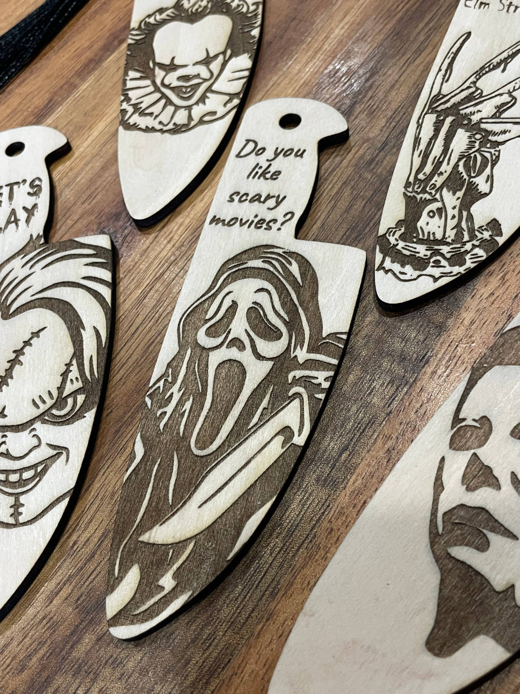 Scary Book- Bookmarks (Set of 5)