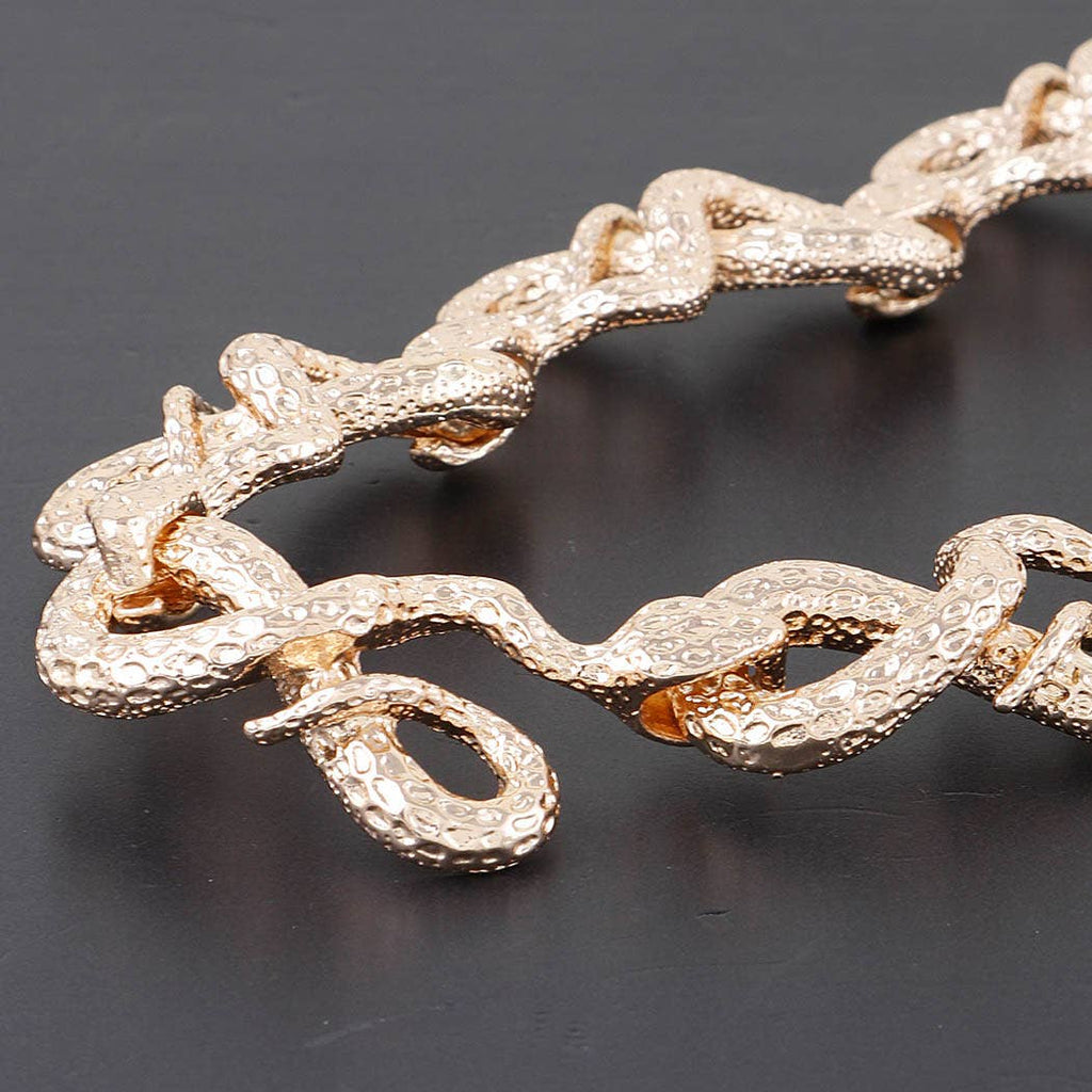 Luxury Snake Loop Necklace