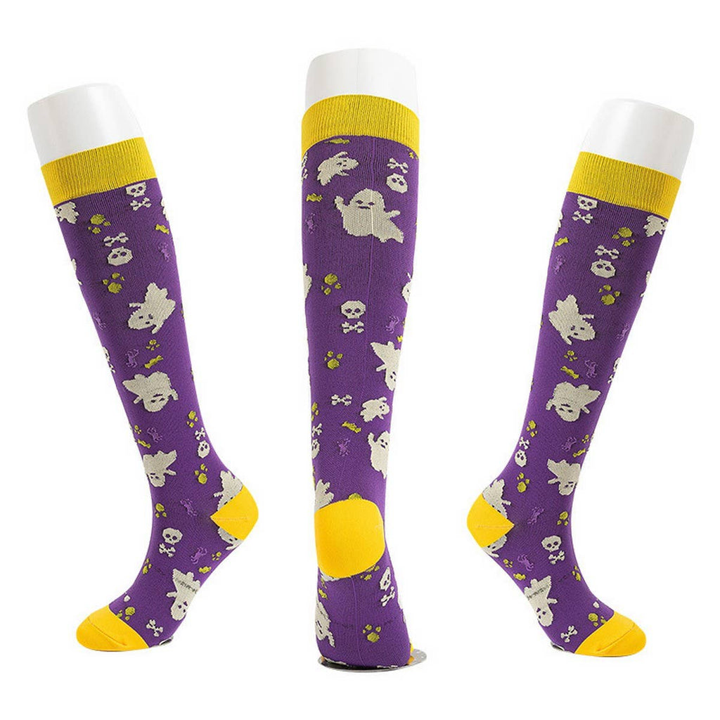 HALLOWEEN SPORTS COMPRESSION SOCKS WOMEN_CWMS1882